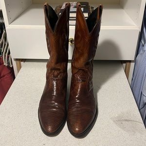 Dan Post 11.5 Men’s Lizard Skin Cowboy Boots
